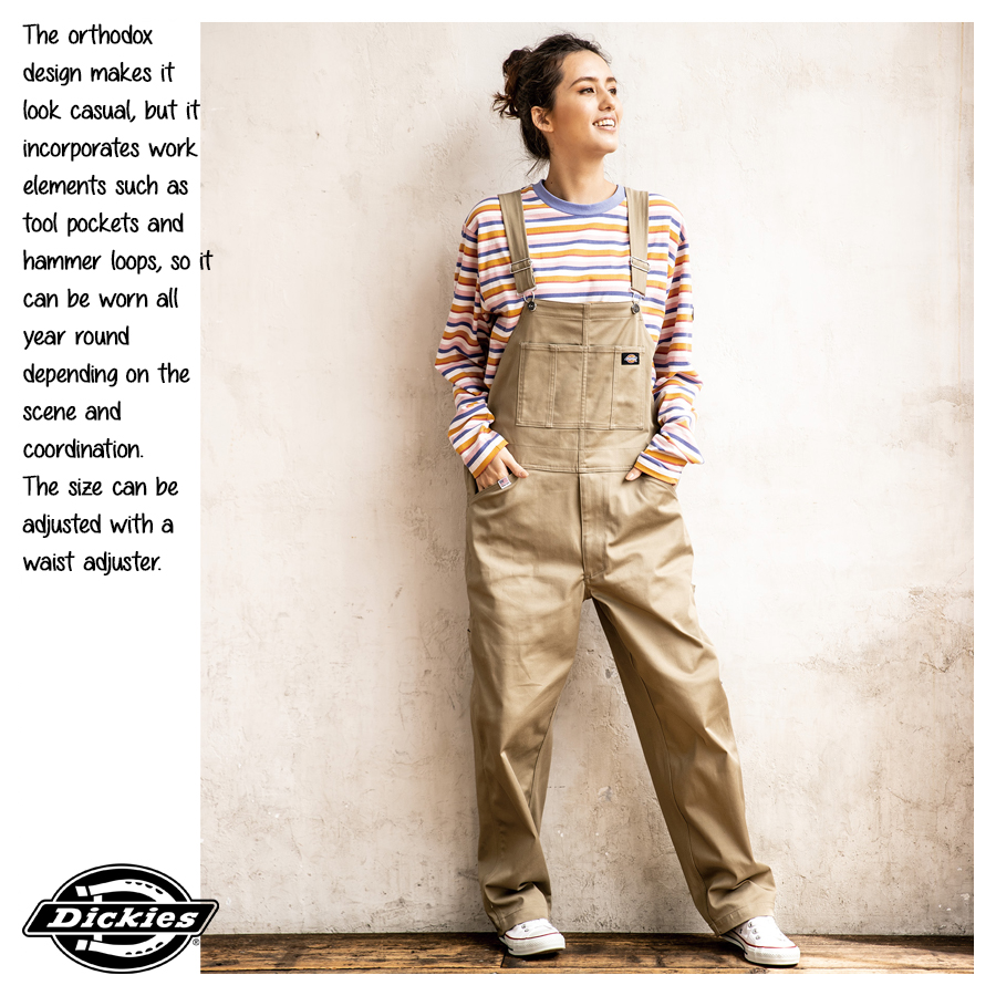 作業服 オーバーオール レディース メンズ ディッキーズ Dickies