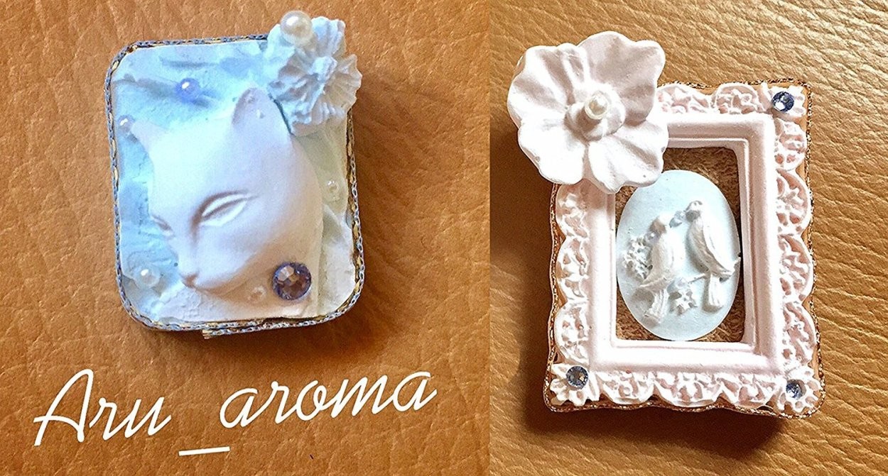 コイン 肖像 天使 猫 鳥 丸 楕円 シリコンモールド レジン アロマ