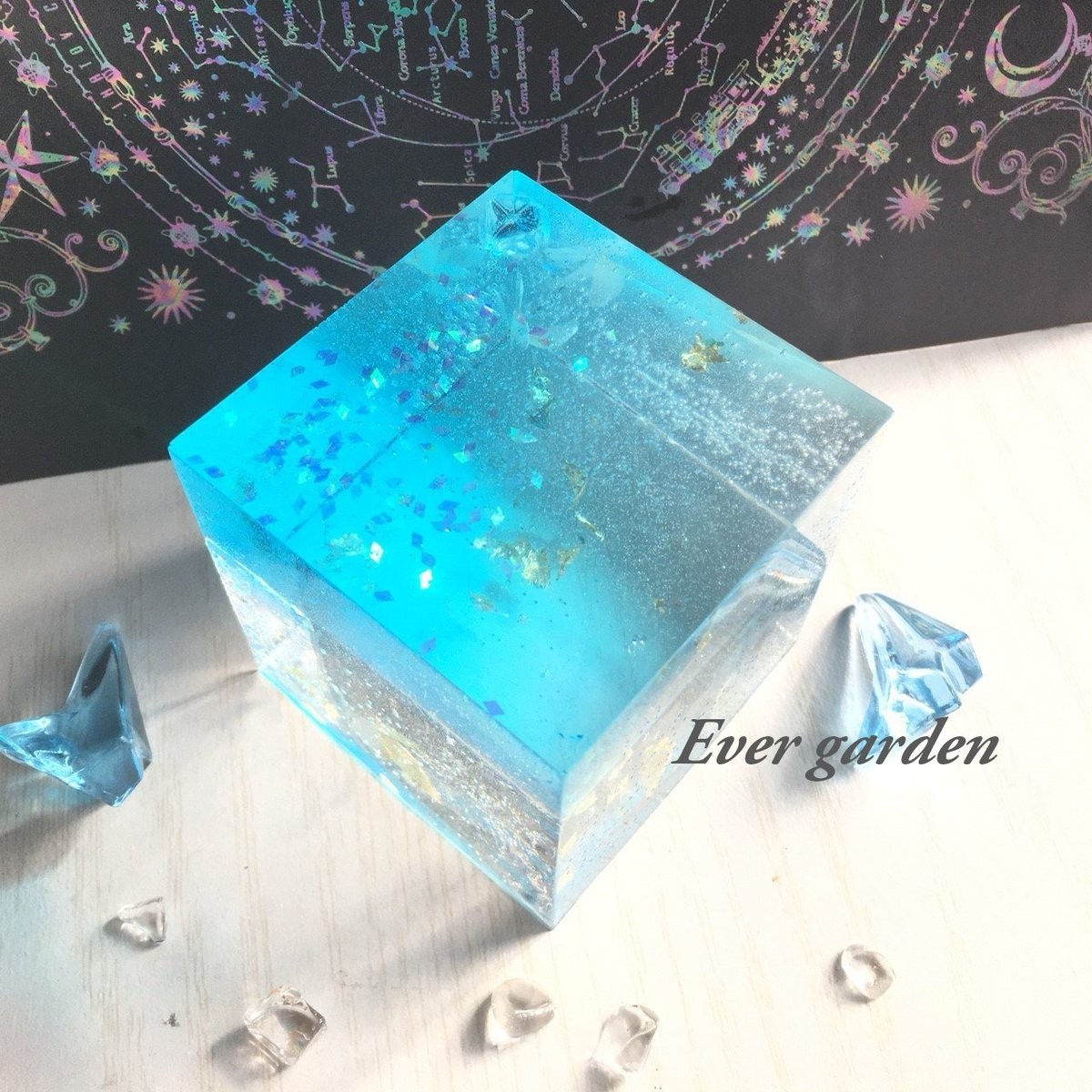正方形 直径65mm レジン シリコンモールド ネックレス