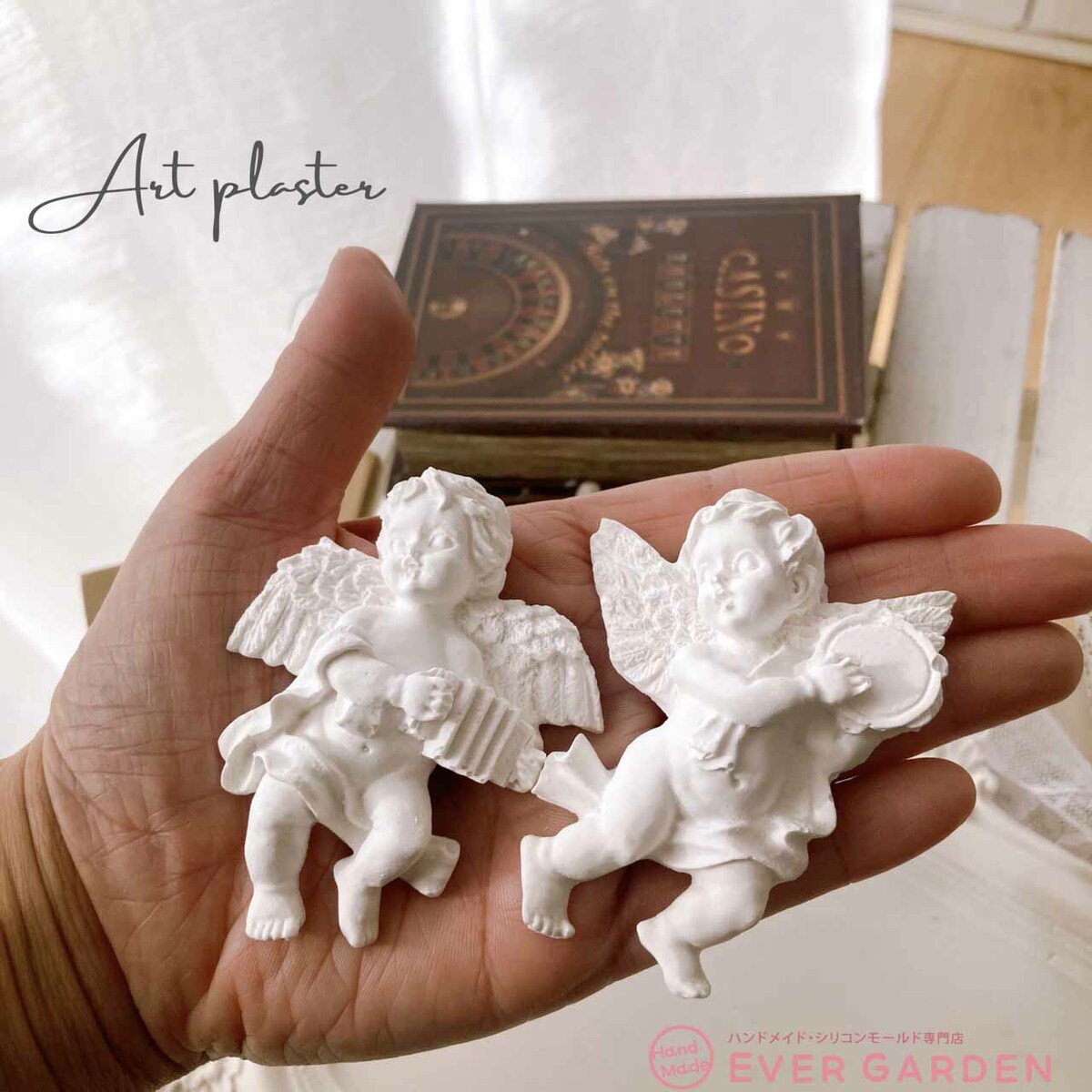 2個セット 天使 エンジェル 立体 シリコンモールド レジン アロマ