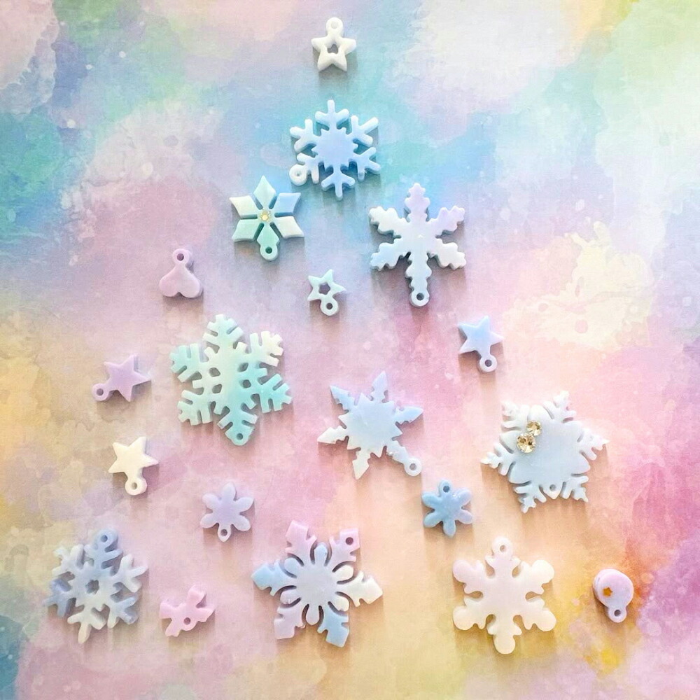 シリコンモールド クリスマス 【穴あきタイプ3枚セット】トナカイ ツリー リース サンタ帽 雪の結晶 プレゼント クッキー エンジェル ベル 雪だる |  | 04