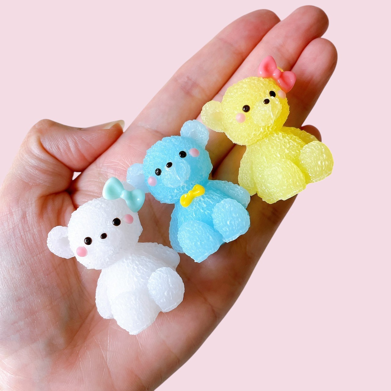 シリコンモールド クマ 立体2個セット くま 動物 ベアー レジン