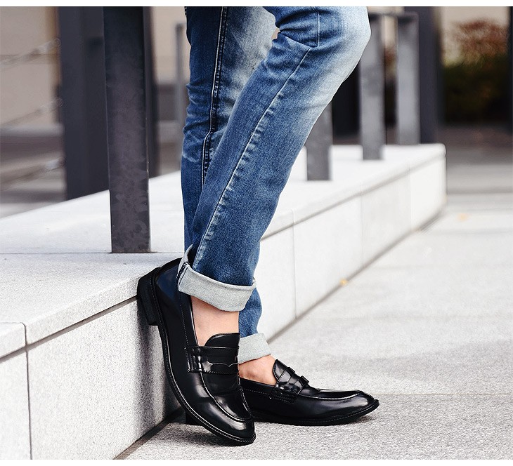 超人気高品質 カナーリ メンズ スリッポン ローファー シューズ ペニーローファー Coffee Brown Fucoa Cl