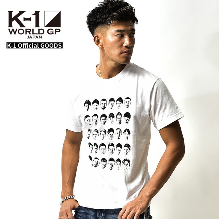 K-1 Tシャツ K1 ロゴTシャツ グラフィック Tシャツ 半袖Tシャツ