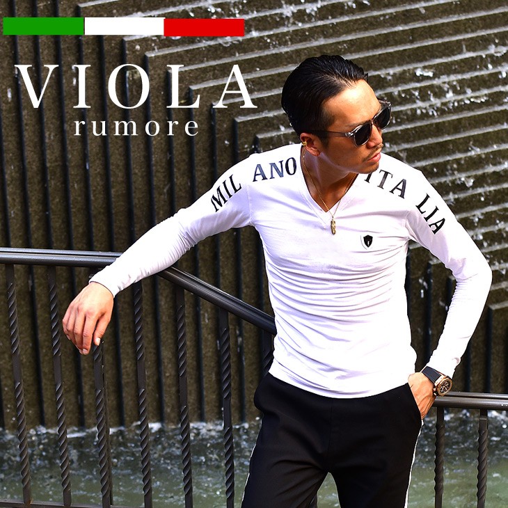 グッズ Viola トップス スリム タイト 細身 Xl Ll Joker By Evergreen 通販 Paypayモール Rumore ヴィオラ Tシャツ ロンt メンズ ブランド Vネック ロンティー 長袖tシャツ 長袖 長袖シャツ ージは Womensrightscenter Org