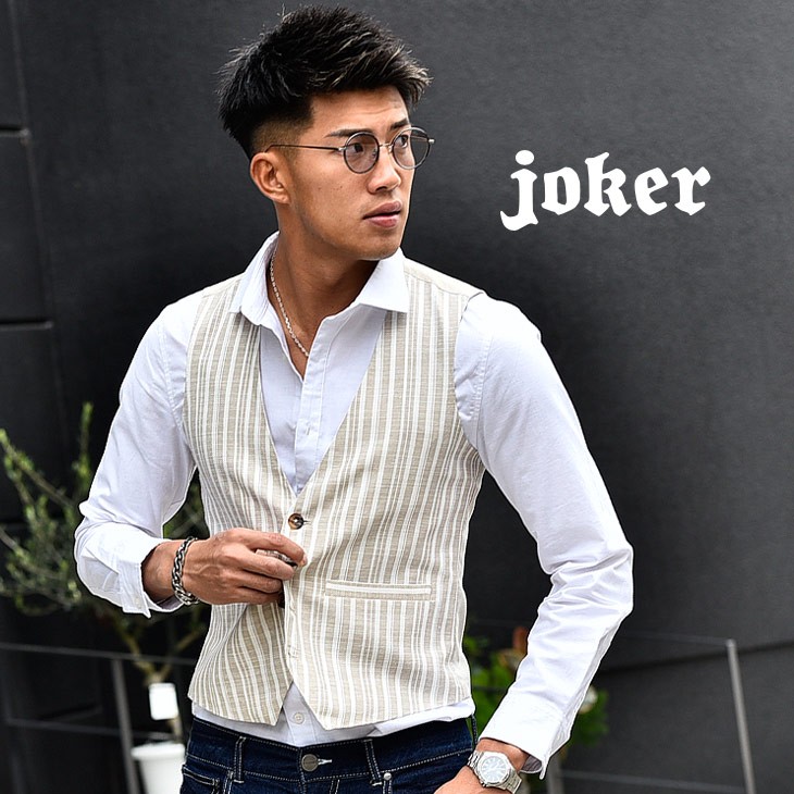 送料無料22 ベスト 秋物 秋新作 秋服 秋 春物 春服 Joker By Evergreen 通販 Paypayモール メンズ ジレ カジュアルベスト ストライプ ジレベスト フォーマル ビジネス スーツベスト スーツ カジュアル リネン 限定30 Off Hestheimar Is