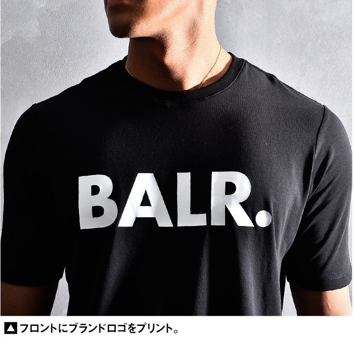 BALR ボーラー Tシャツ メンズ ロング丈 ロング カットソー 半袖 