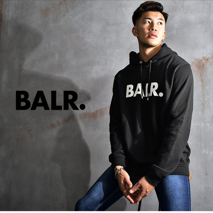 のトップペ Balr ブラック スエット スポーツ コットン 春 春服 Joker By Evergreen 通販 Paypayモール ボーラー ブランド パーカー メンズ スウェット 長袖 シンプル ロゴ ストリート カジュアル フード 黒 のパーカー