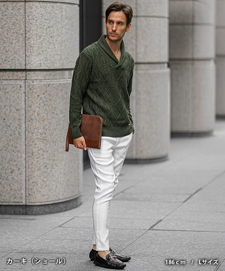 ニット メンズ 長袖 セーター メンズ ニットセーター 長袖ニット ケーブルニット モックネック メンズ セーター おしゃれ メンズ ブランド 秋冬 Joker By Evergreen 通販 Yahoo ショッピング