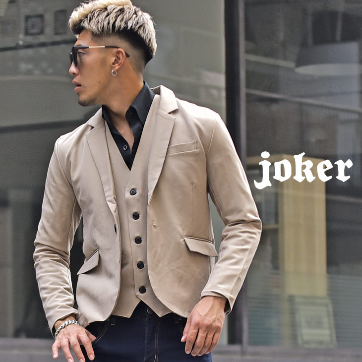 コメント ジャケット メンズ 春 春物 春服 Joker By Evergreen 通販 Paypayモール メンズ カジュアルスーツ スーツ テーラード ジャケット テーラードジャケット フォーマル ビジネス ブラック 黒 セットアッ
