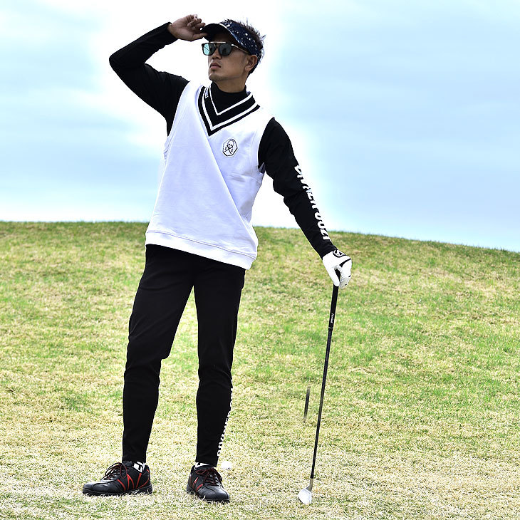 ゴルフウェア メンズベスト メンズ パンツ 春 秋 秋 おしゃれ お洒落 大きいサイズ Ll Xl ウェア ホワイト 白 ネイビー 紺 半袖 Diviner Golf Joker By Evergreen 通販 Paypayモール