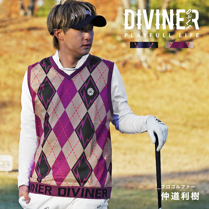 DIVINER GOLF 【DIVINER GOLF】ゴルフウェア メンズ 春 ベスト