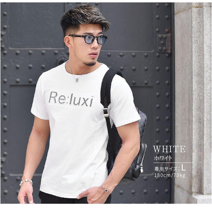 Tシャツ メンズ 半袖 カットソー 半袖tシャツ エンボス 大きいサイズ Ll Xl 白 黒 秋 秋服 秋物 ホワイト ブラック ロゴ おしゃれ オラオラ系 Joker By Evergreen 通販 Paypayモール