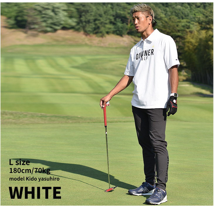 ゴルフウェア メンズ ポロシャツ ゴルフ ウェア 春 半袖 ポロ 派手 大きいサイズ おしゃれ ブランド 白 ホワイト ブラック 黒 可愛い オレンジ