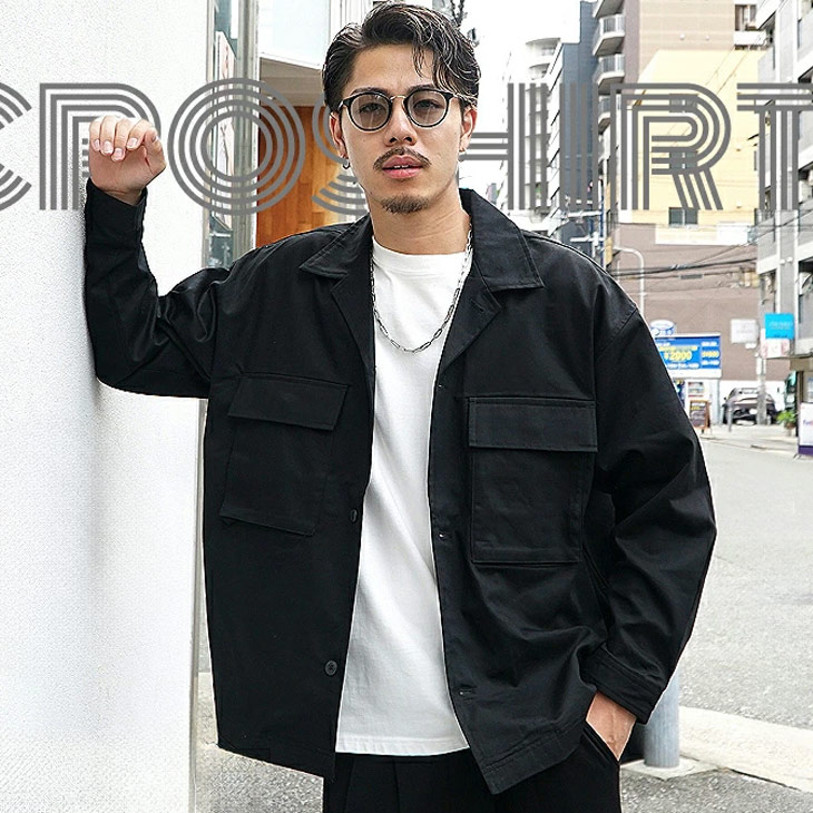 joker cpo シャツ シャツジャケット メンズ 長袖 オーバーサイズ
