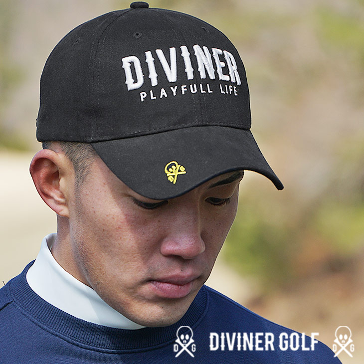 DIVINER GOLF】ゴルフ キャップ メンズ 春 ゴルフウェア 帽子 ゴルフ ウェア ウエアー オシャレ アウター ブランド ブラック ホワイト  黒 白 :65932:joker by EverGreen - 通販 - Yahoo!ショッピング