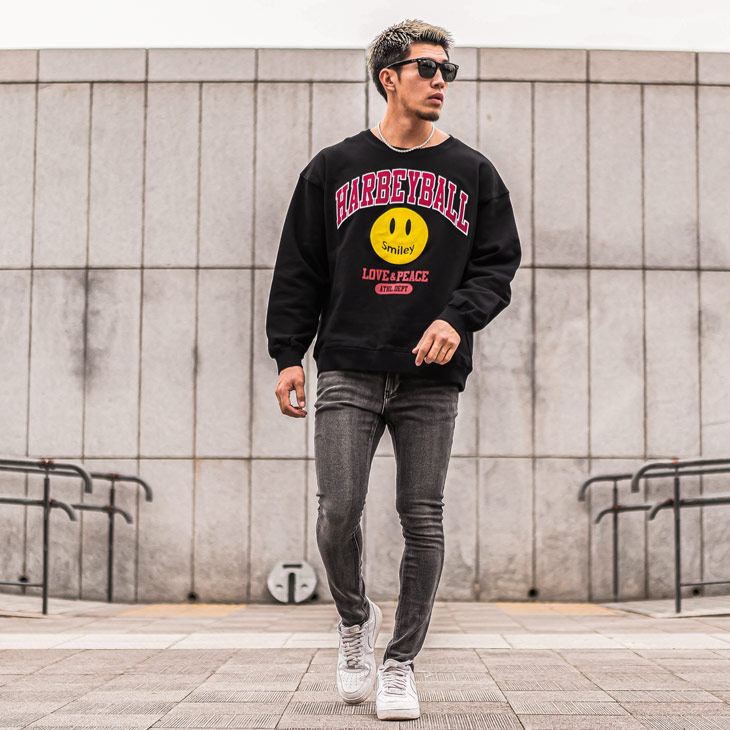 joker（ジョーカー） オーバーサイズ トレーナー メンズ スウェット