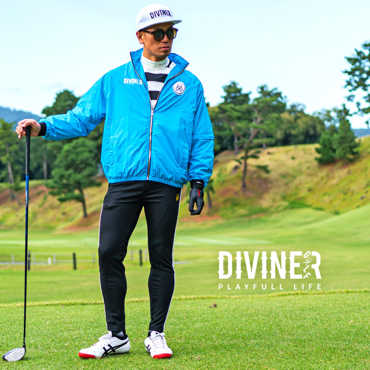 ★デヴァロー ゴルフ★ 男性用 新品 ナイロンジャケット サイズＳ DIVINER GOLF 【DIVINER GOLF】ゴルフウェア メンズ ジャケット