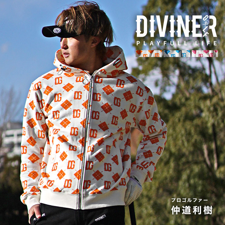 DIVINER GOLF 【DIVINER GOLF】ゴルフウェア メンズ パーカー