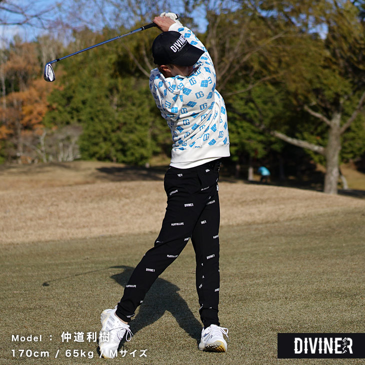【DIVINER GOLF】ゴルフウェア メンズ パーカー ゴルフ パーカー