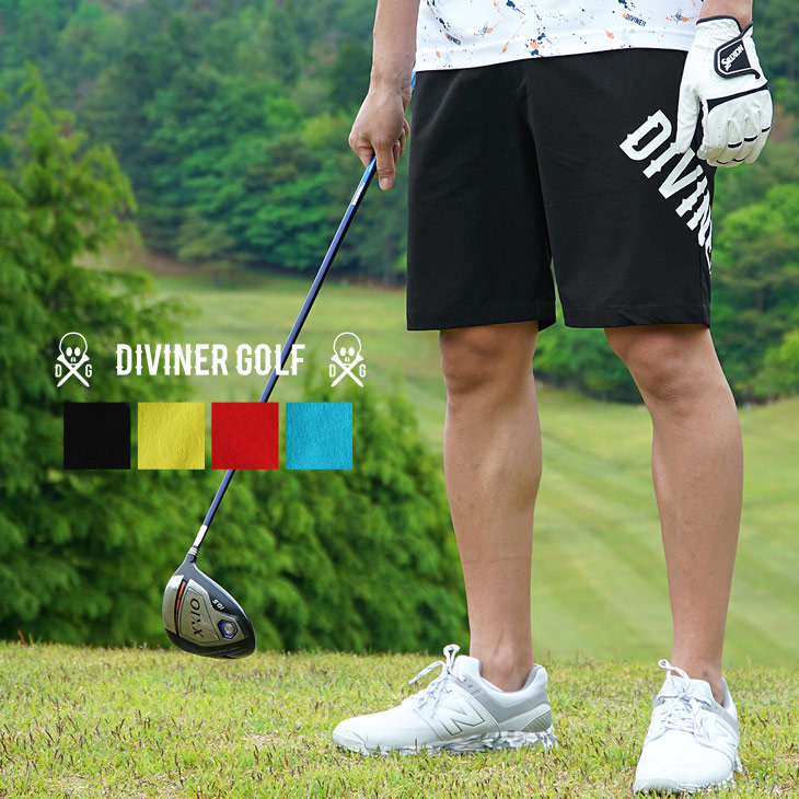 DIVINER GOLF】ゴルフウェア メンズ ハーフパンツ 短パン パンツ 丈 ストレッチ 伸縮 大きいサイズ ブランド ショートパンツ サイドロゴ  :66139:joker by EverGreen - 通販 - Yahoo!ショッピング