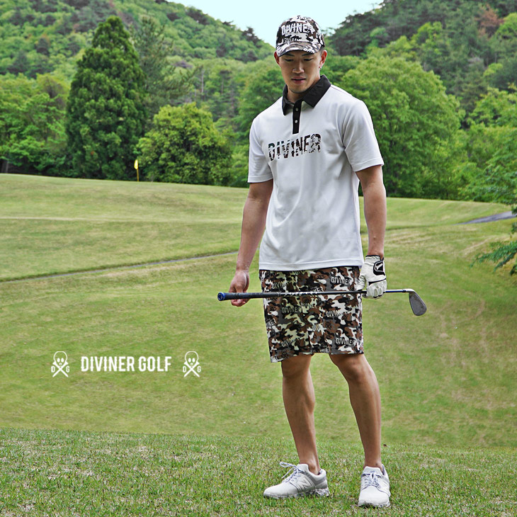 DIVINER GOLF 【DIVINER GOLF】 ゴルフウェア メンズ ポロシャツ