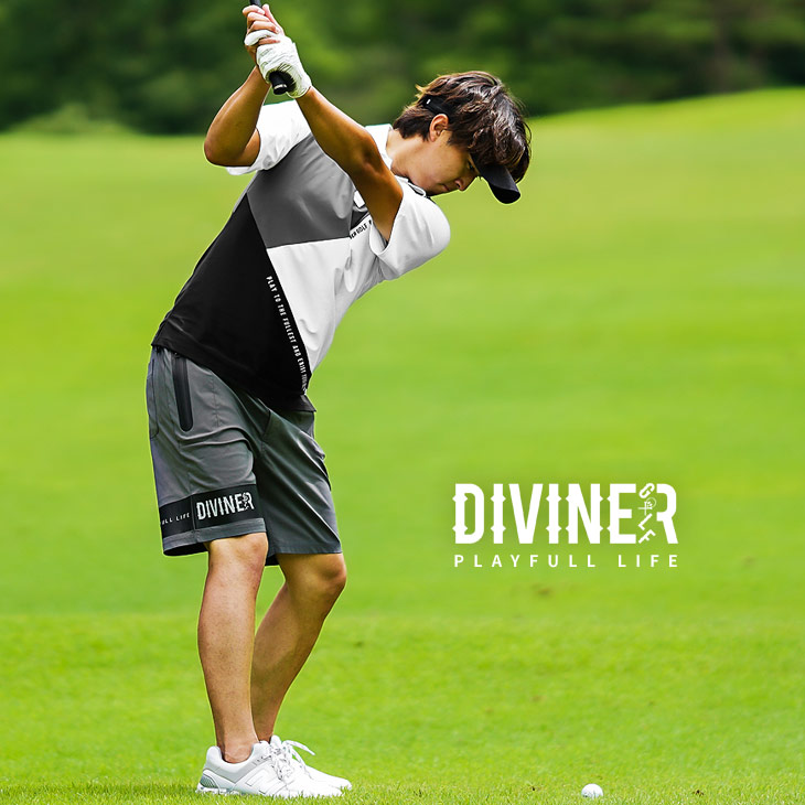 DIVINER GOLF】 ゴルフウェア メンズ ポロシャツ メンズ ブランド