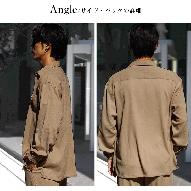福袋特集 2025 サマーシャツ メンズ 長袖シャツ SOMEDIFF シャツ オーバー 長袖 Clothing