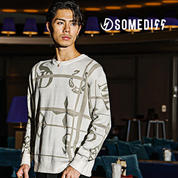 SOMEDIFF（サムディフ） セーター メンズ ブランド おしゃれ ニット