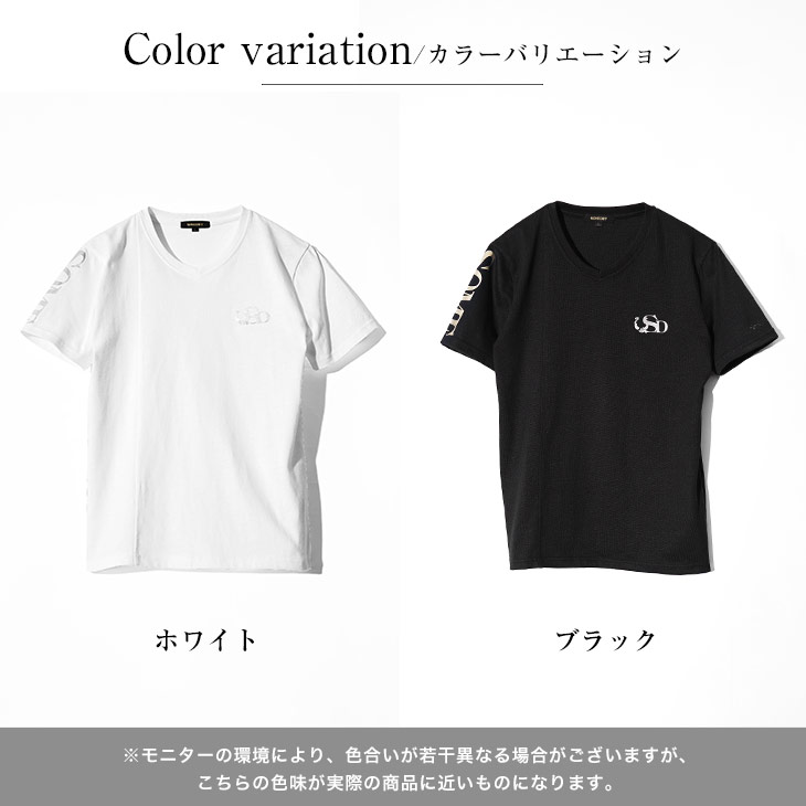 クルーネック Tシャツ メンズ 半袖Tシャツ ブランド 箔プリント ロゴT カットソー 白Tシャツ 黒Tシャツ ホワイト タイト 夏 夏服 春夏  オラオラ系 ちょいワル : 68094 : joker by EverGreen - 通販 - Yahoo!ショッピング