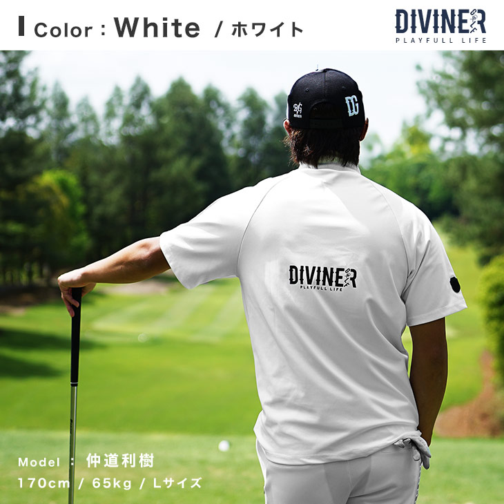 joker ゴルフウェア 半袖モックネック Tシャツ メンズ ロゴ 服