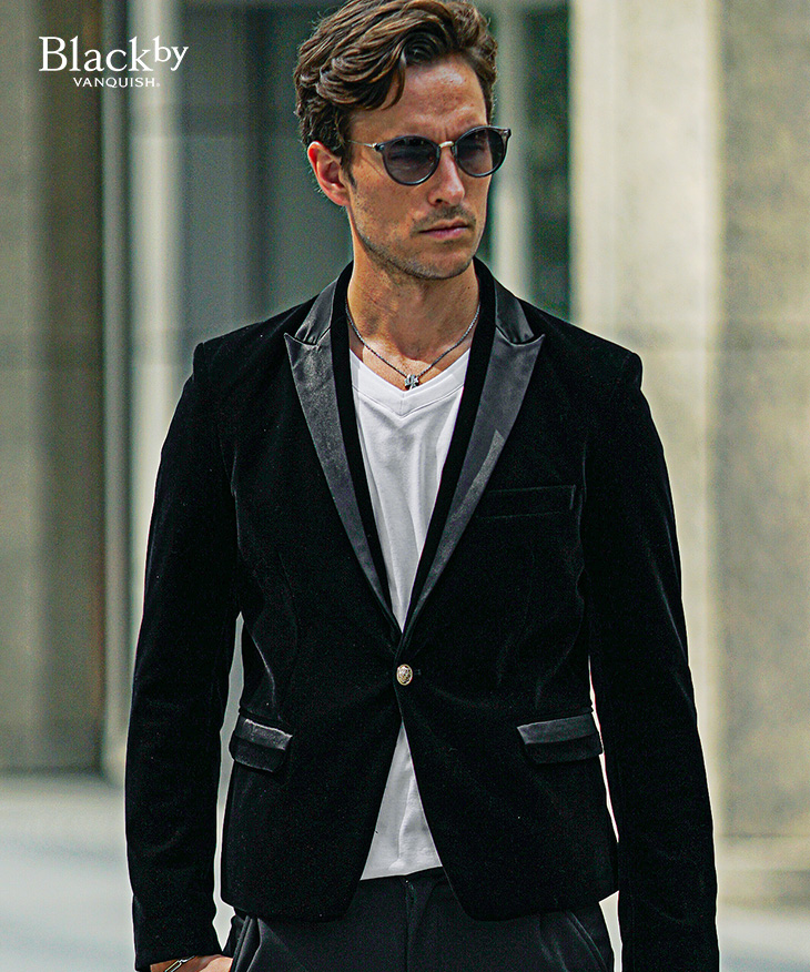 BALMAIN Paris ブラック テーラードジャケット ベロア 48 1B BALMAIN Paris ブラック テーラードジャケット ベロア 48 1B - メルカリ