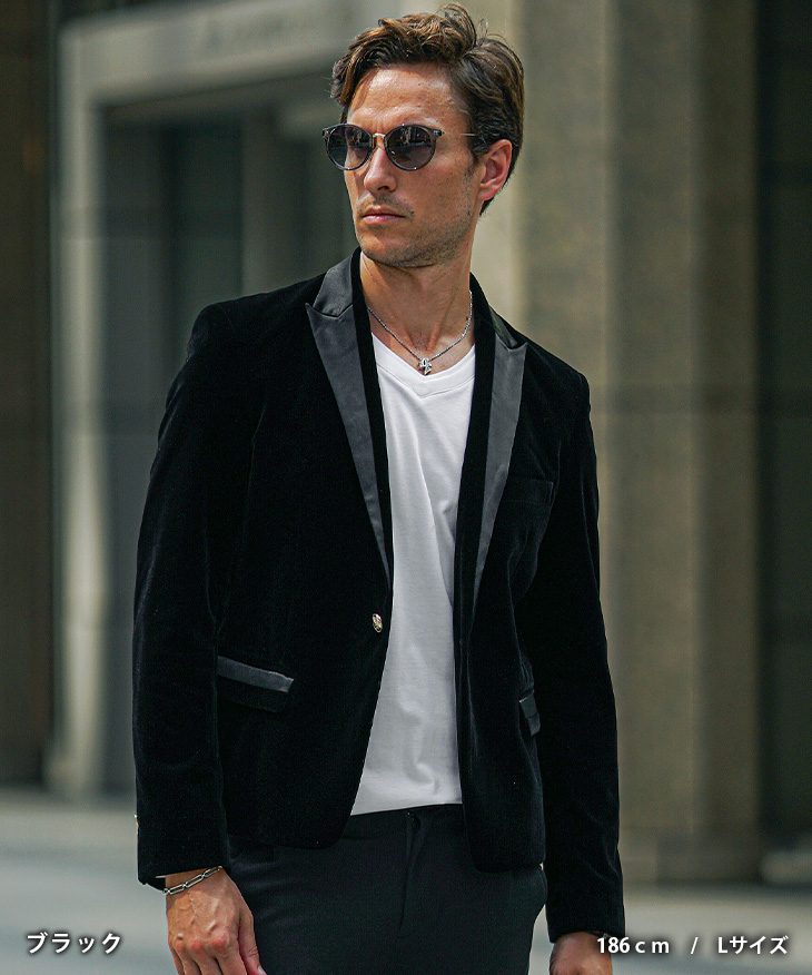 BLACK by VANQUISH（ブラックバイバンキッシュ） テーラードジャケット