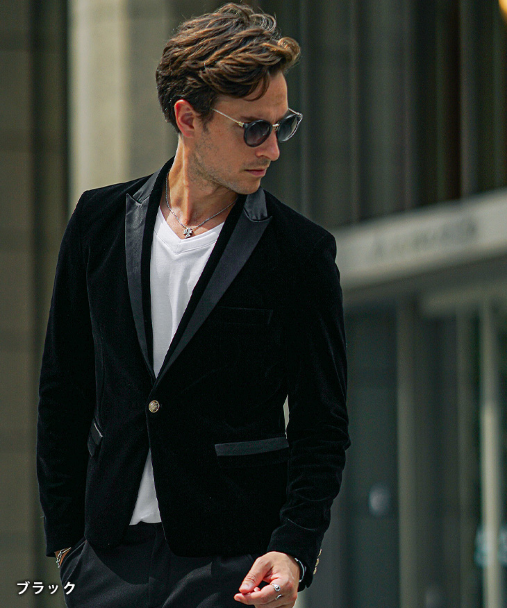 BLACK by VANQUISH（ブラックバイバンキッシュ） テーラードジャケット