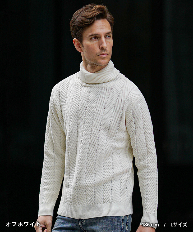 joker（ジョーカー） ニット メンズ タートルネック セーター メンズ