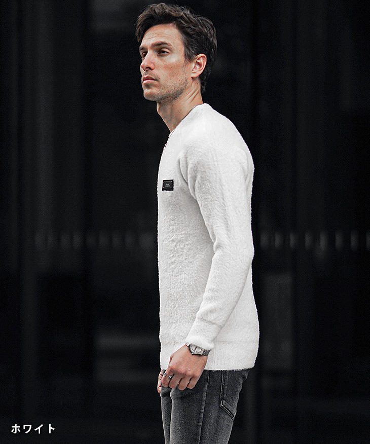 BLACK by VANQUISH（ブラックバイバンキッシュ） クルーネック ニット