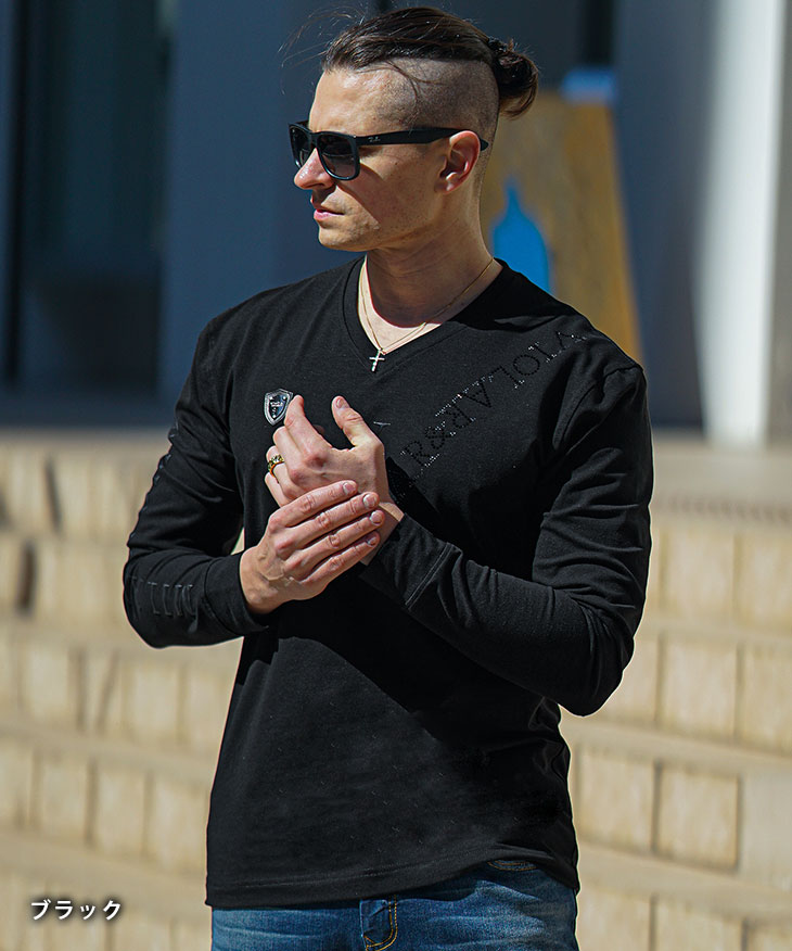 VIOLA rumore（ヴィオラ ルモーレ） Tシャツ メンズ 長袖 長袖Tシャツ