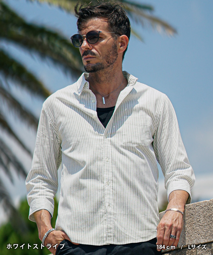 シャツ/ブラウス(長袖/七分) argue LINEN COTTON DENIM SHIRT PULLOVER s7-AI790965539001_alternate10?