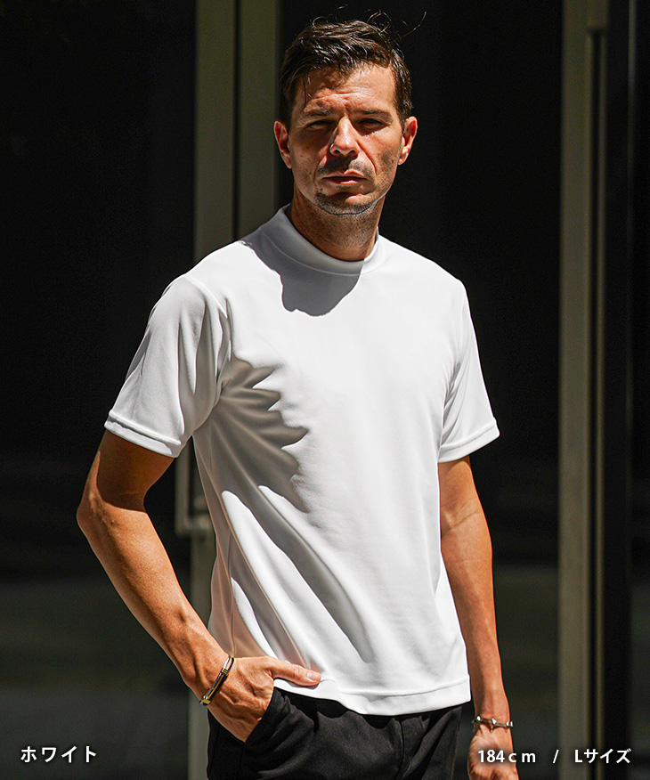 SOMEDIFF（サムディフ） 接触冷感 Tシャツ メンズ 半袖 汗染み防止
