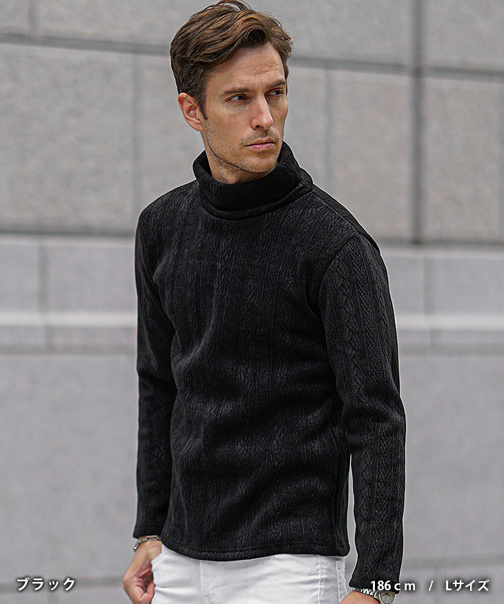 joker（ジョーカー） 長袖Tシャツ メンズ タートルネック モール