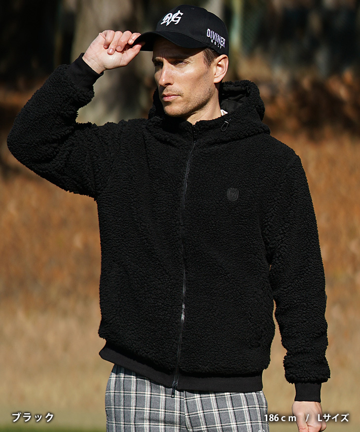 マークアンドロナ ダウン ボア ブラック ブルゾン ジップ ゴルフ マークアンドロナ ダウン ボア ブラック ブルゾン ジップ ゴルフ