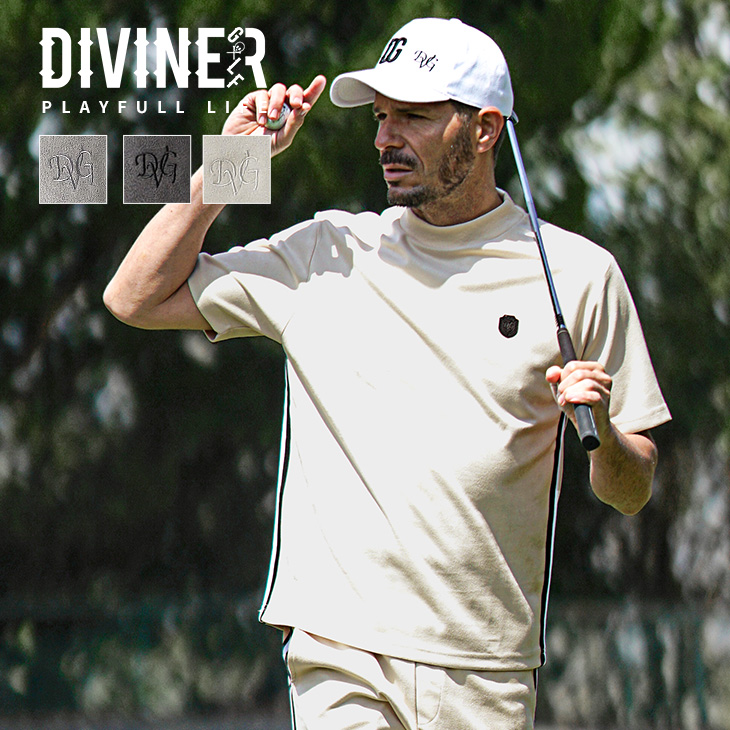 DIVINER GOLF（ディバイナー ゴルフ） ゴルフウェア メンズ 半袖