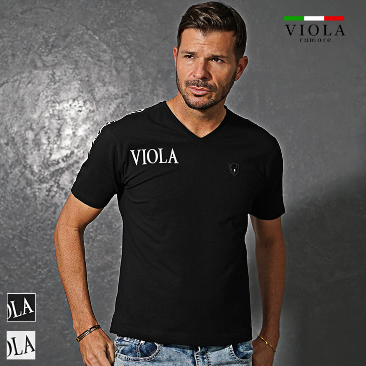 VIOLA rumore（ヴィオラ ルモーレ） ヴィオラ 半袖Tシャツ メンズ V