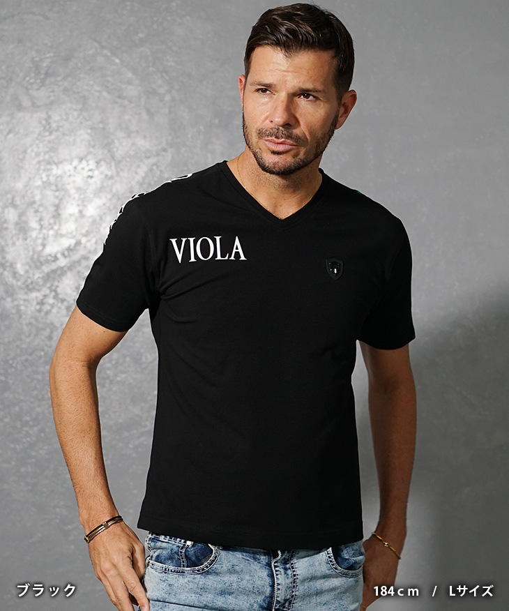 VIOLA rumore（ヴィオラ ルモーレ） ヴィオラ 半袖Tシャツ メンズ V