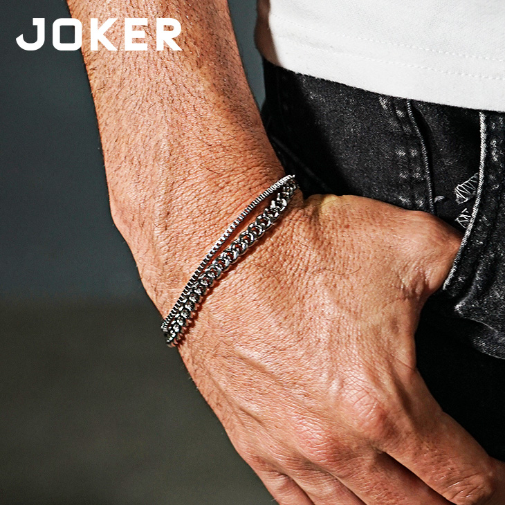 joker（ジョーカー） ブレスレット メンズ 金属アレルギー対応