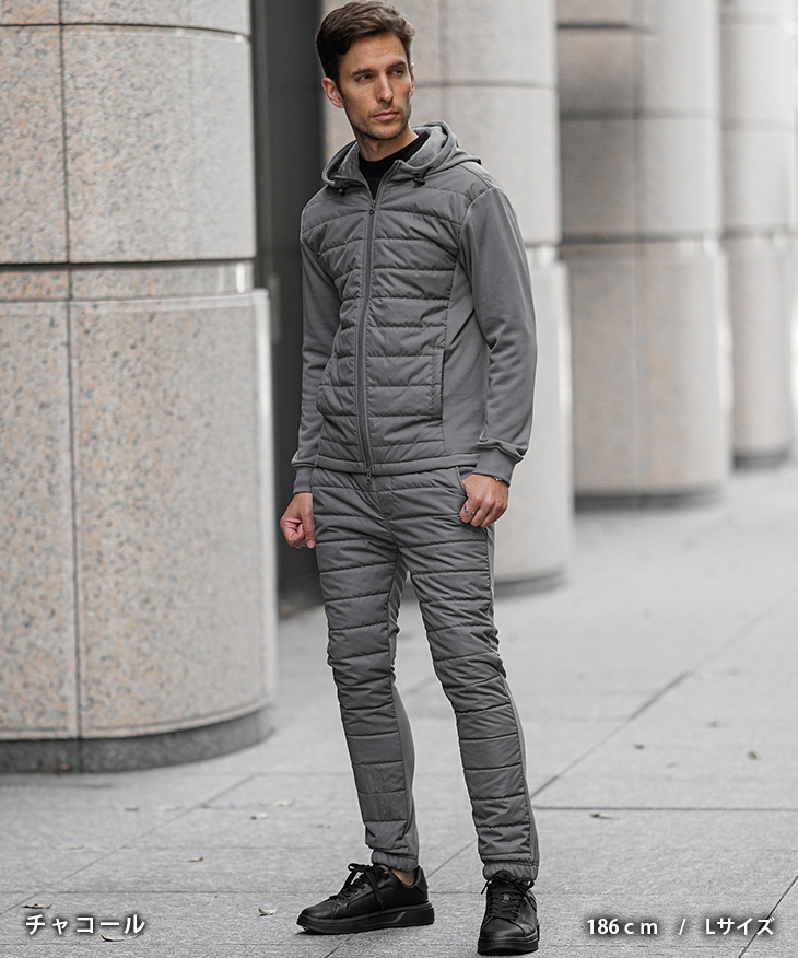 SOMEDIFF（サムディフ） 【送料無料】セットアップ メンズ 冬 中綿