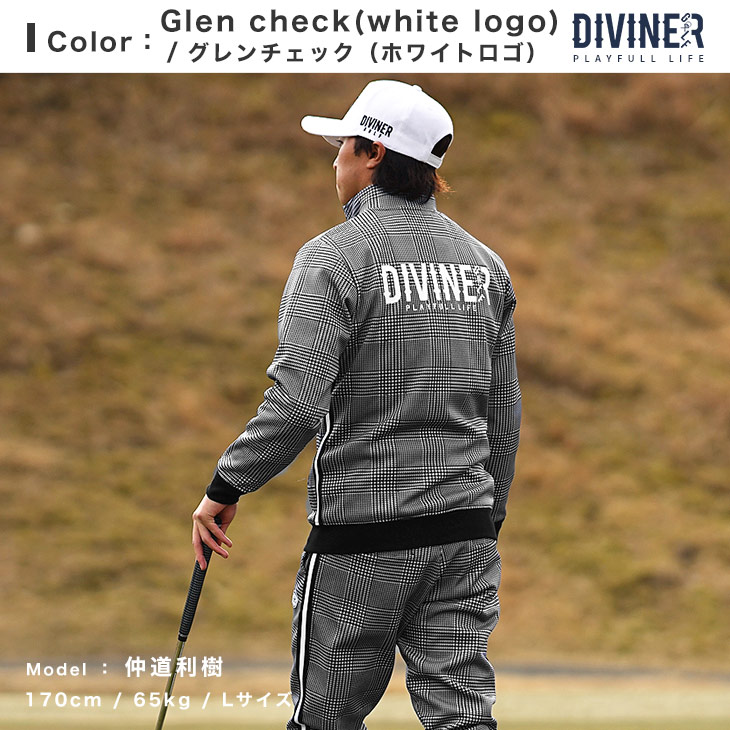 DIVINER GOLF】ゴルフウェア メンズ セットアップ 上下 上下セット