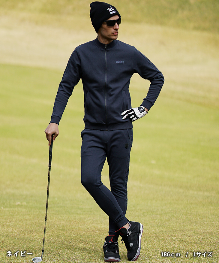 DIVINER GOLF】 ゴルフウェア メンズ セットアップ ブランド サイド