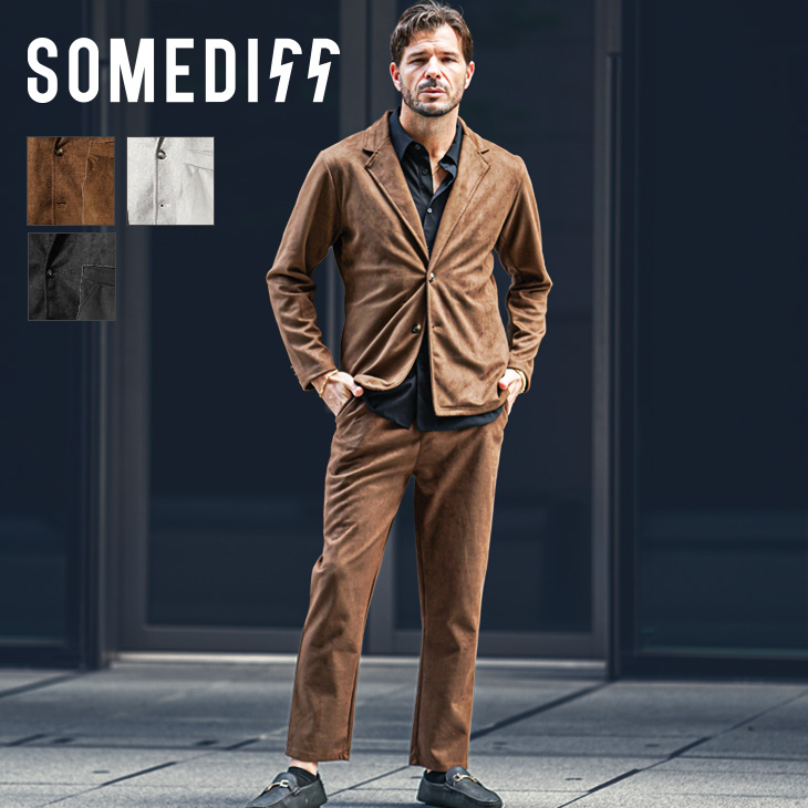 SOMEDIFF（サムディフ） セットアップ メンズ 秋 テーラードジャケット