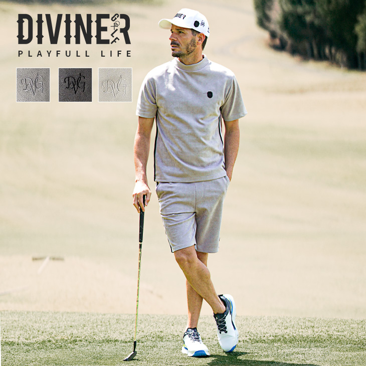 DIVINER GOLF ゴルフウェア メンズ セットアップ ブランド 上下セット